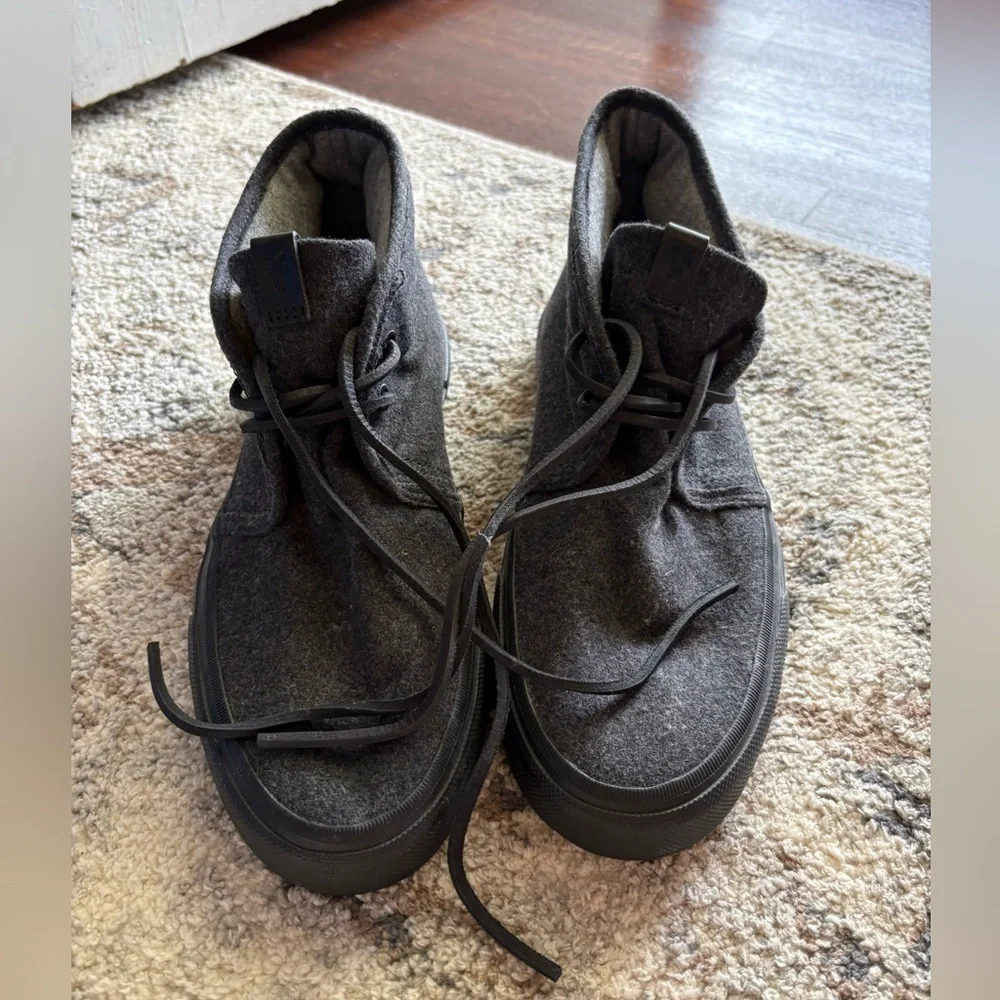 Frye Men’s High Top Wool Sneakers - Picture 2 of 7